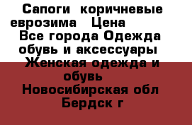 Сапоги ,коричневые еврозима › Цена ­ 1 000 - Все города Одежда, обувь и аксессуары » Женская одежда и обувь   . Новосибирская обл.,Бердск г.